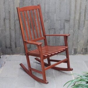 Acacia Wood Rocking Chair