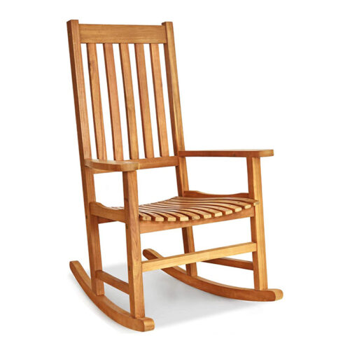 Acacia Wood Rocking Chair
