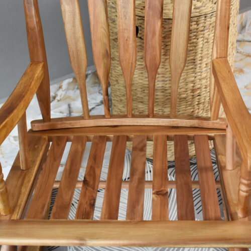Acacia Wood Rocking Chair Frame Outdoor & Indoor