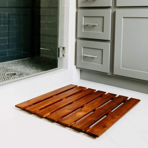 Acacia Wood Shower Floor
