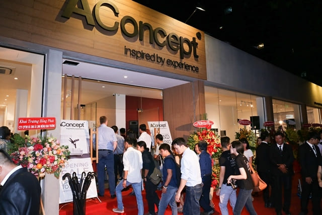 Opening ceremony of a new store of Aconcept Vietnam