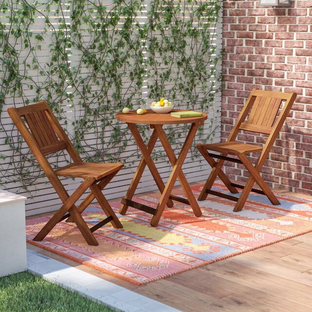 Balcony table and chairs