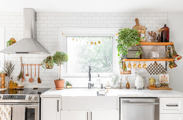 Nature-inspired kitchen style