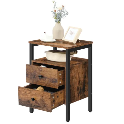 2 - Drawer Nightstand with Storage OEM