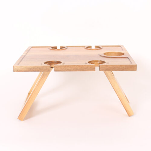 Acacia Wood Wine Picnic Table 2