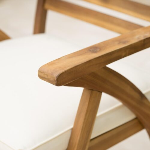 Outdoor Acacia Wood Arm Chair