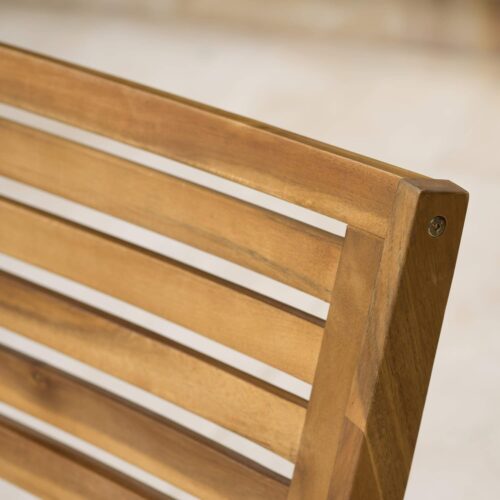 Outdoor Acacia Wood Arm Chair