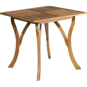 Outdoor Square Acacia Wood Dining Table